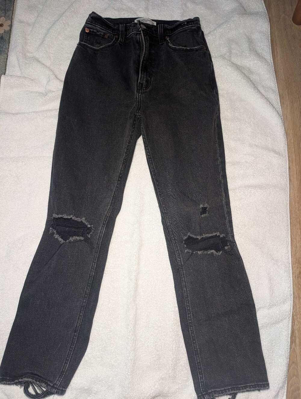 Abercrombie and Fitch Black Skinny Jeans